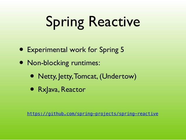 Reactive Programming in Spring 5