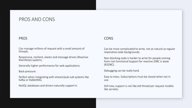 Reactive programming intro | PPTX | Programming Languages | Computing