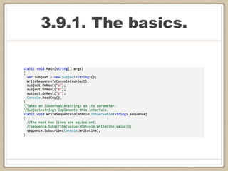 3.9.1. The basics.
 