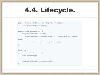 4.4. Lifecycle.
 