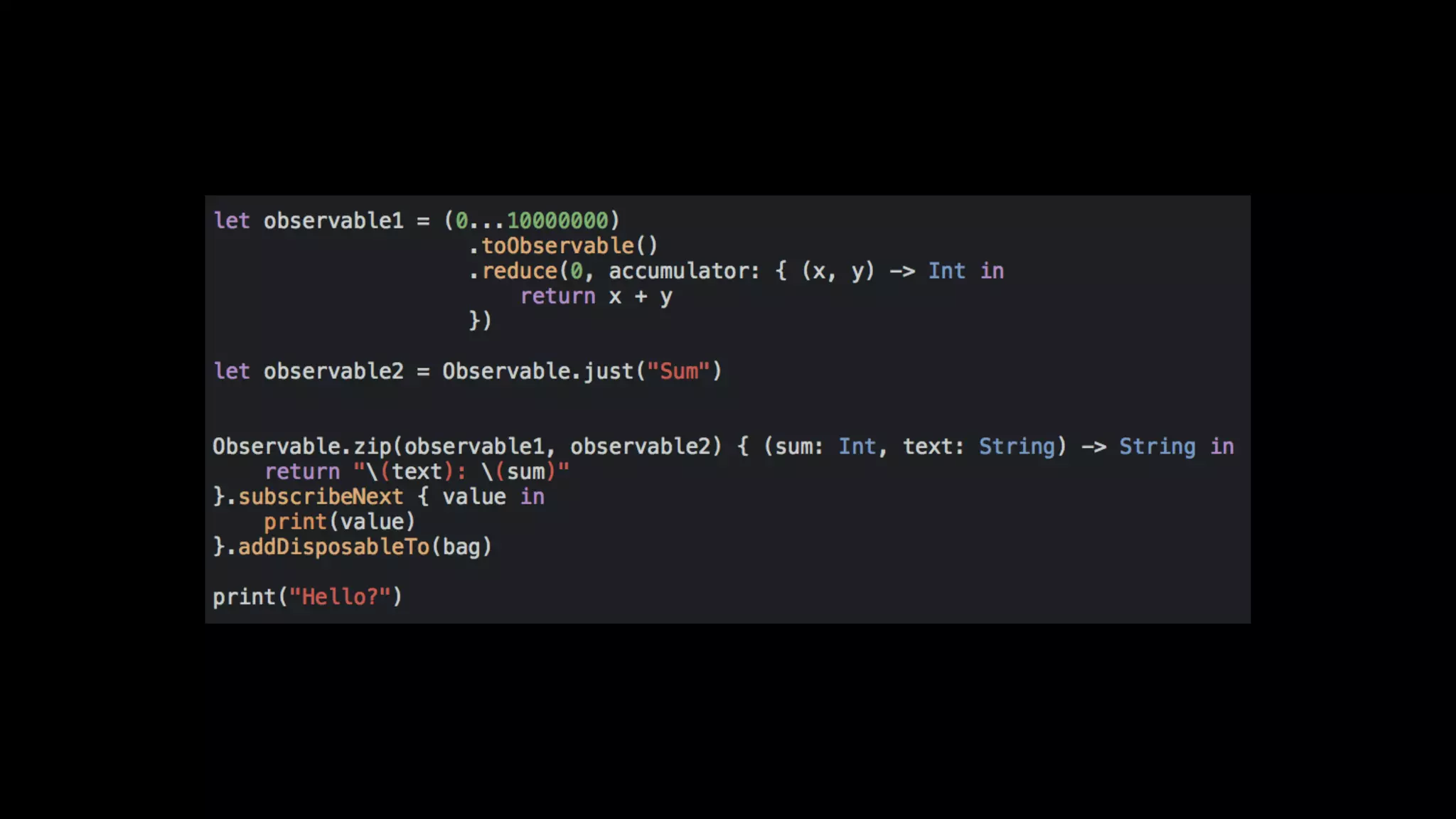 Reactive Programming With Swift