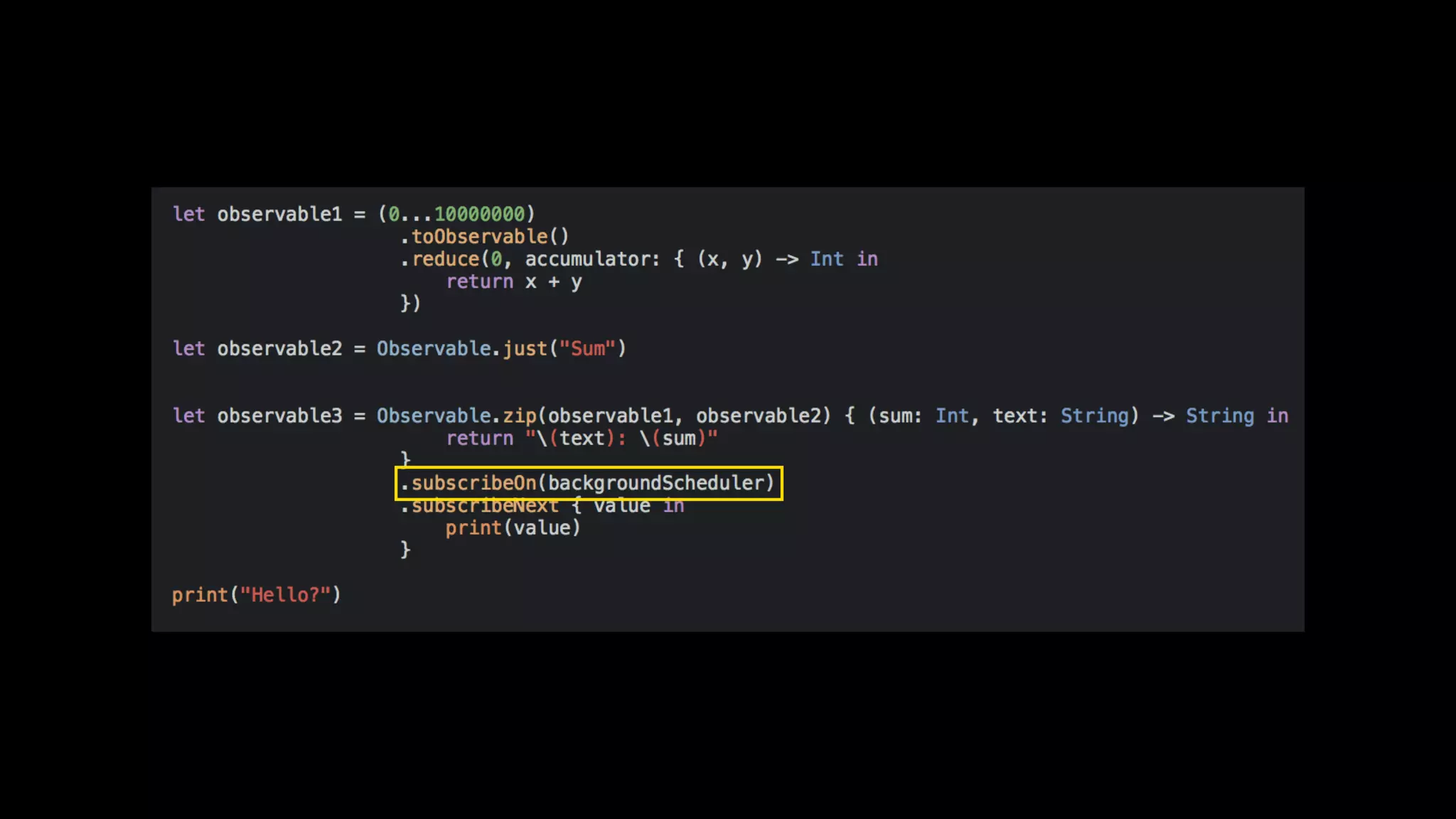 Reactive Programming With Swift