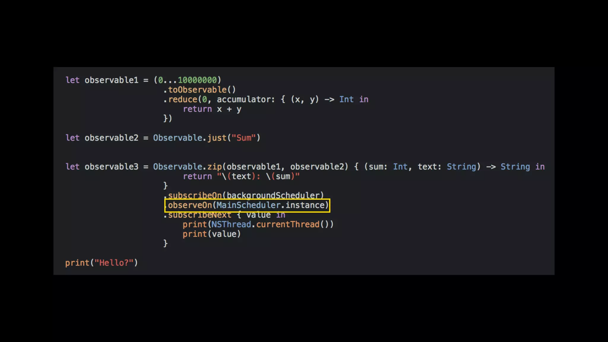 Reactive Programming With Swift