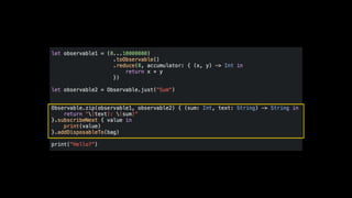 Reactive Programming With Swift