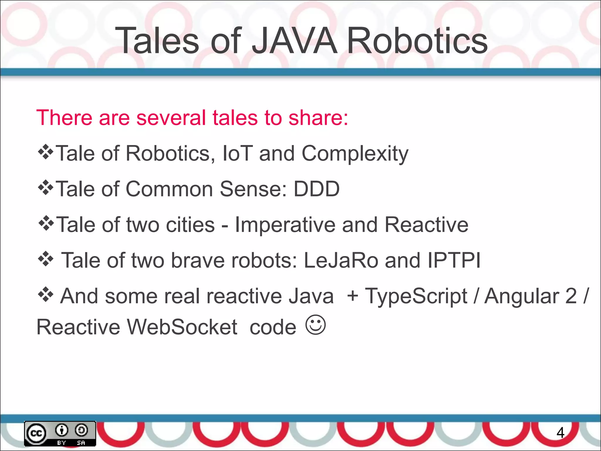 Reactive Java Robotics & IoT with Spring Reactor | PPT