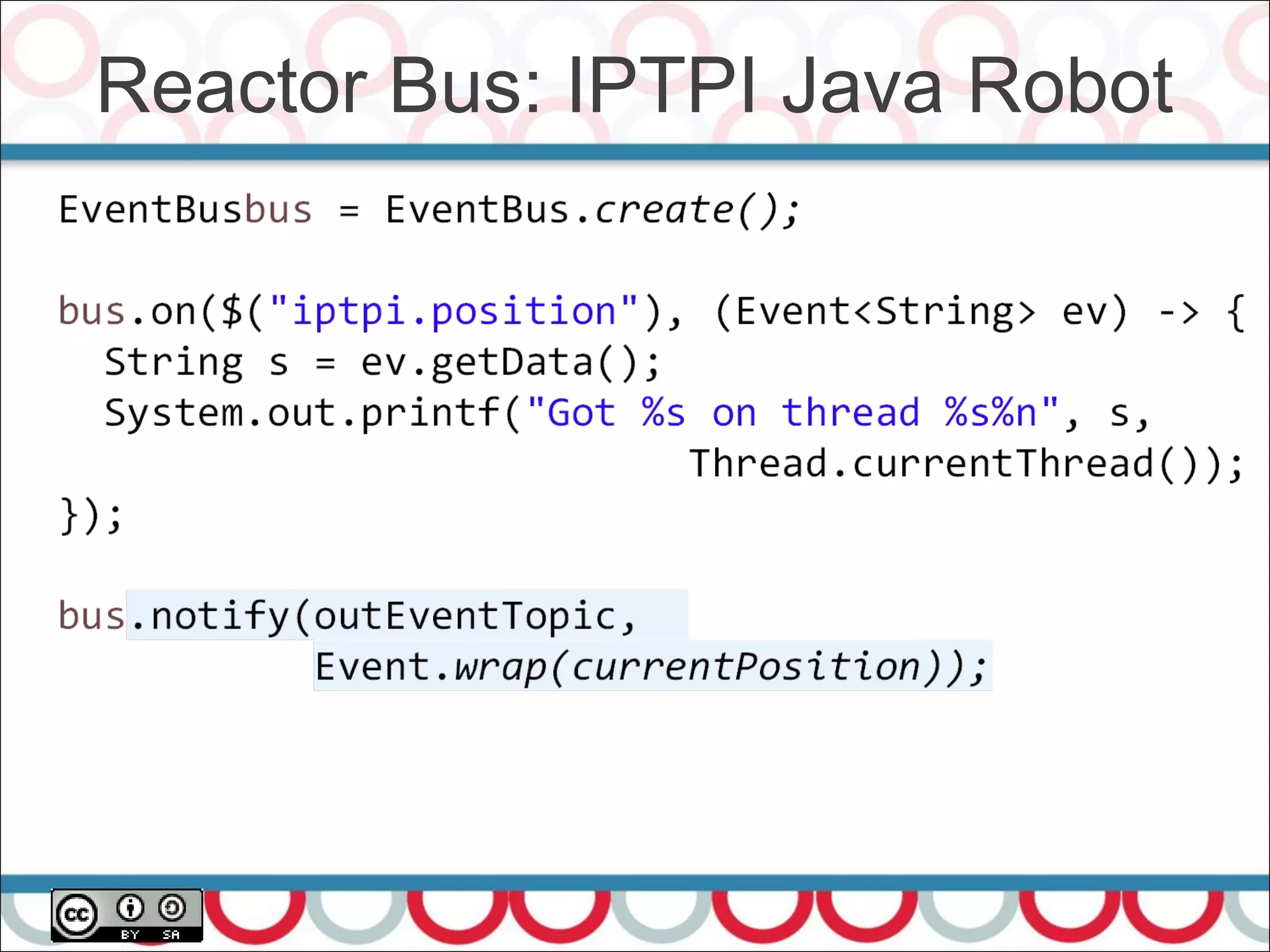 Reactor Bus: IPTPI Java Robot
48
 