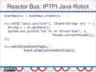 Reactor Bus: IPTPI Java Robot
48
 