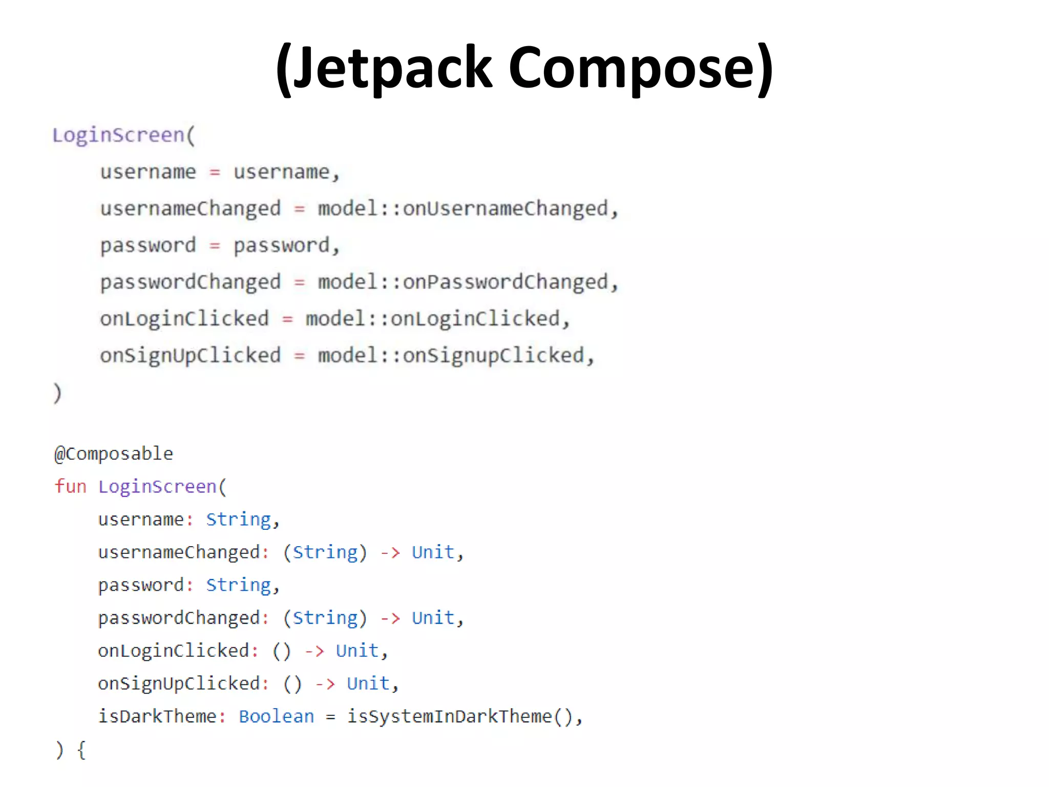 (Jetpack Compose)
 