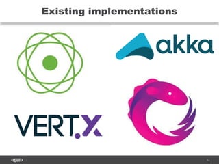 CONFIDENTIAL 12
Existing implementations
 