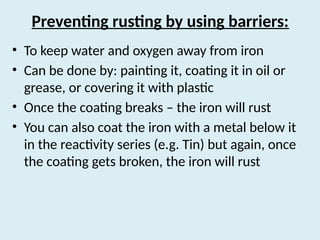Comprehensive Guide to the Reactivity Series and Metal Reactions | PPTX