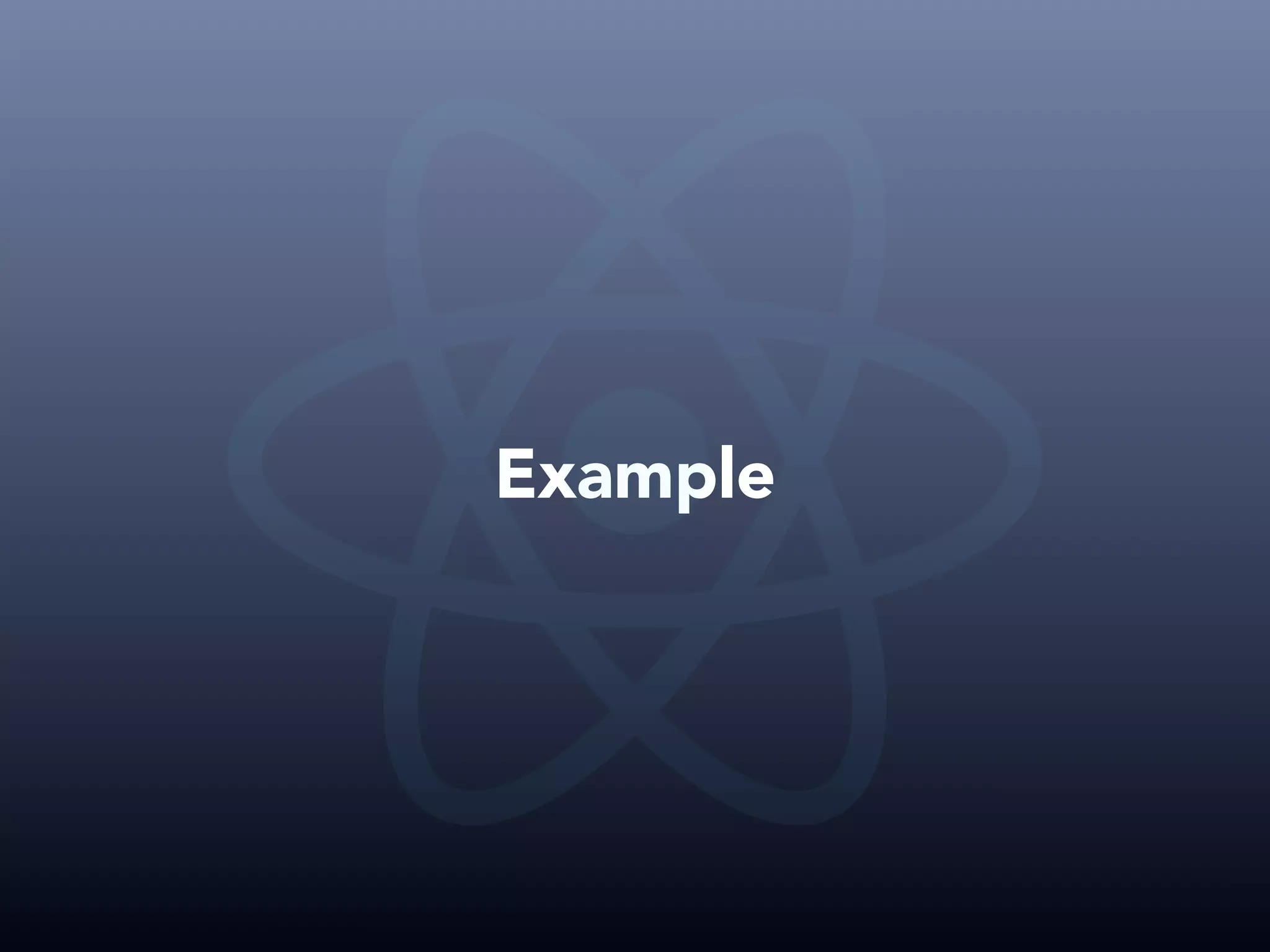 Example 