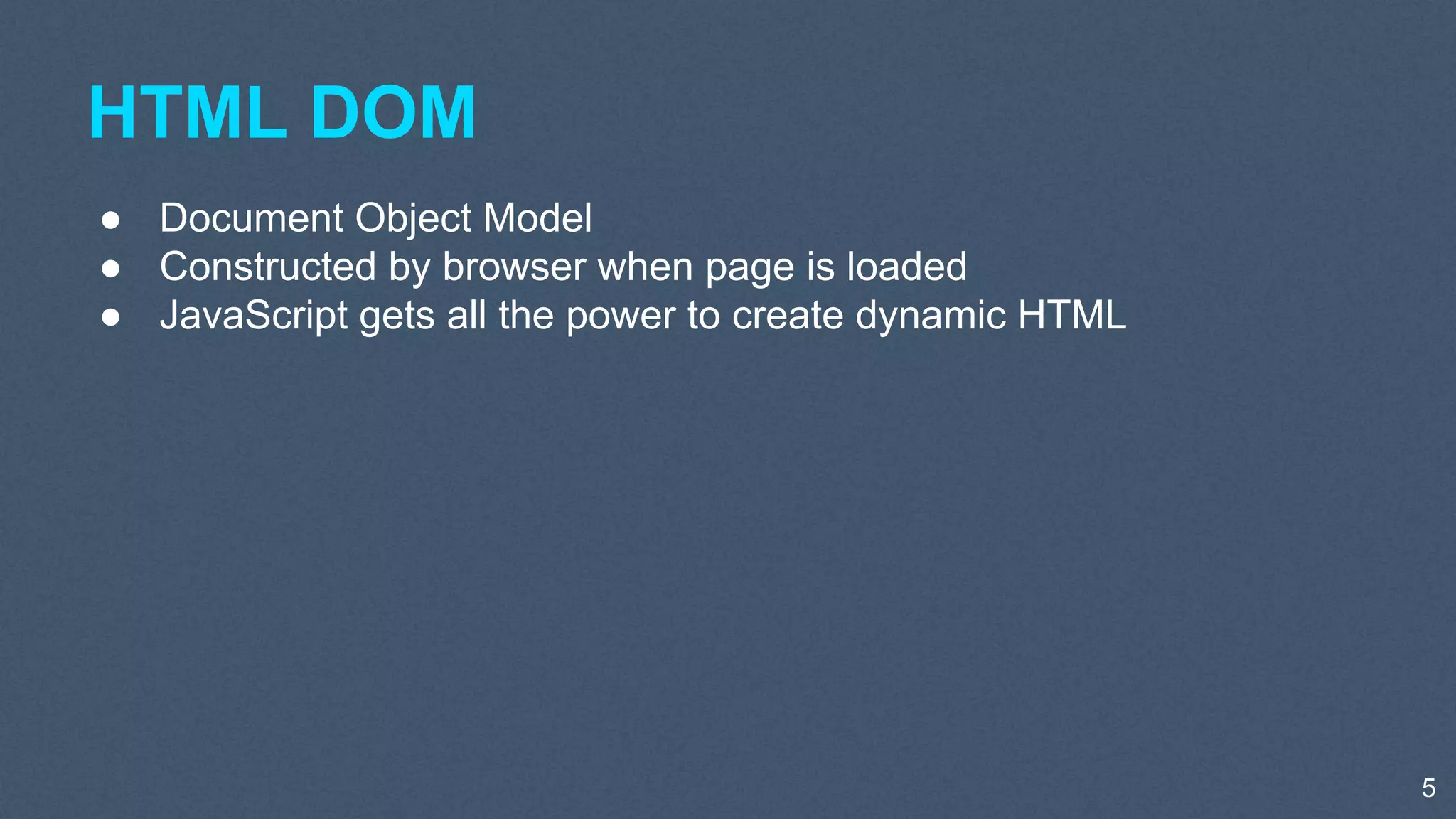 Introduction to ReactJS | PPT image.