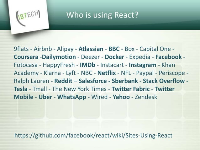 React JS | PPT
