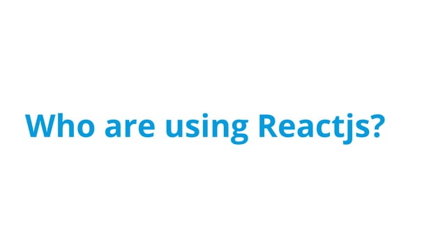 WEB DEVELOPMENT USING REACT JS | PPT