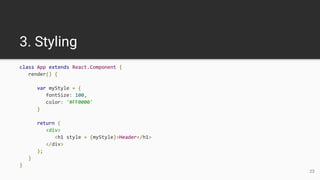 Introduction to React JS | PDF | Web Development | Internet