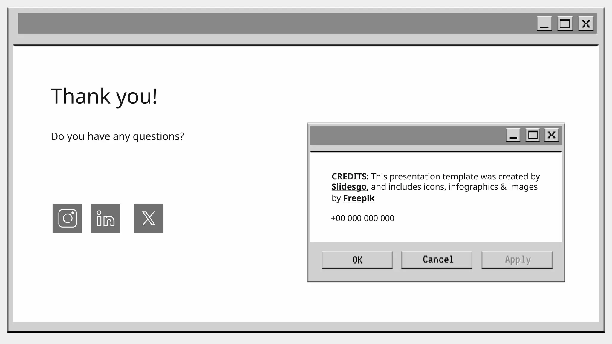 CREDITS: This presentation template was created by
Slidesgo, and includes icons, infographics & images
by Freepik
Thank you!
Do you have any questions?
+00 000 000 000
 