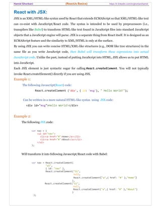 Reactjs Basics | PDF