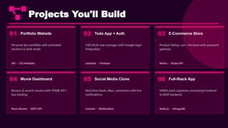 Comprehensive React JS Course with Placement Preparation and Real ...