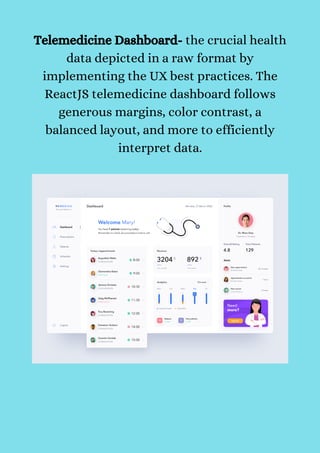 ReactJS for Dashboards and Data Visualization: An Exceptional Choice | PDF