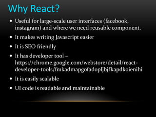 Tech Talk on ReactJS | PDF