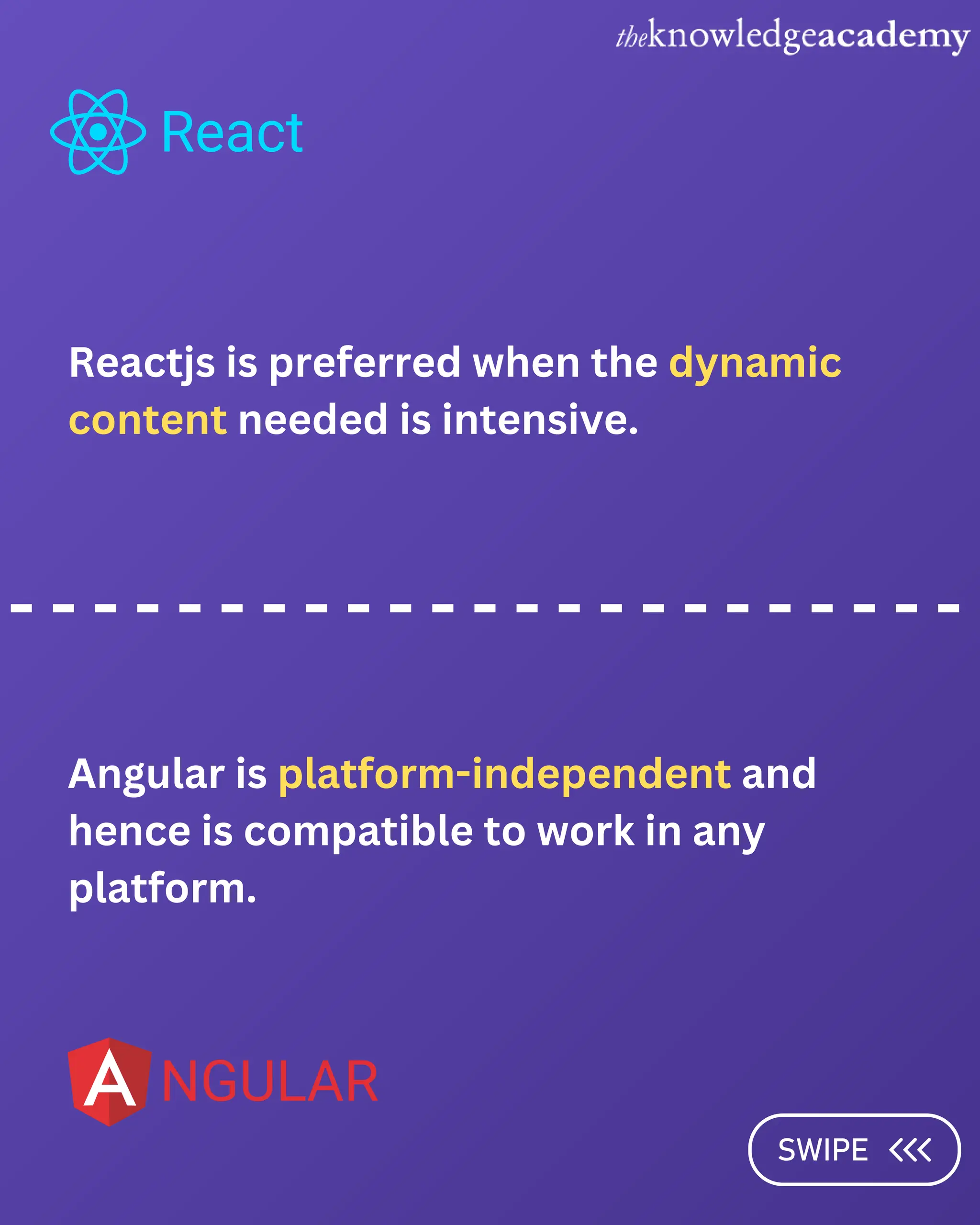 Discover the key differences between React and Angular to help you ...