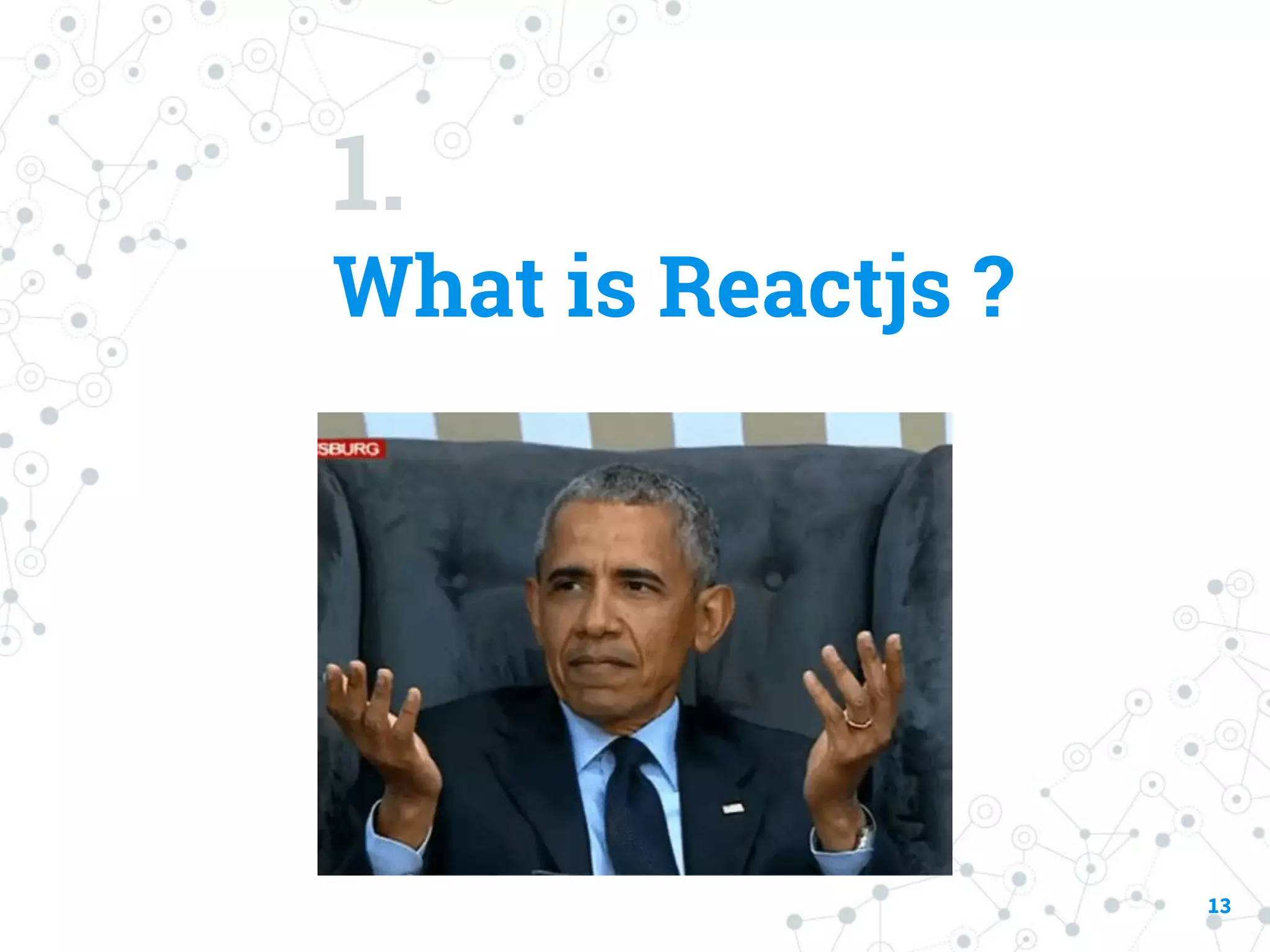 1. What is Reactjs ? 13 