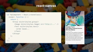 @operatino
react-canvas
 