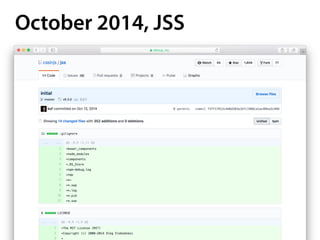 October 2014, JSS
 