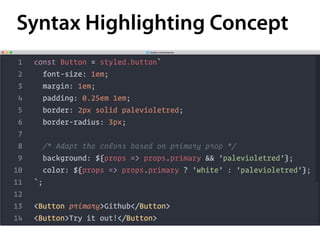 Syntax Highlighting Concept
 