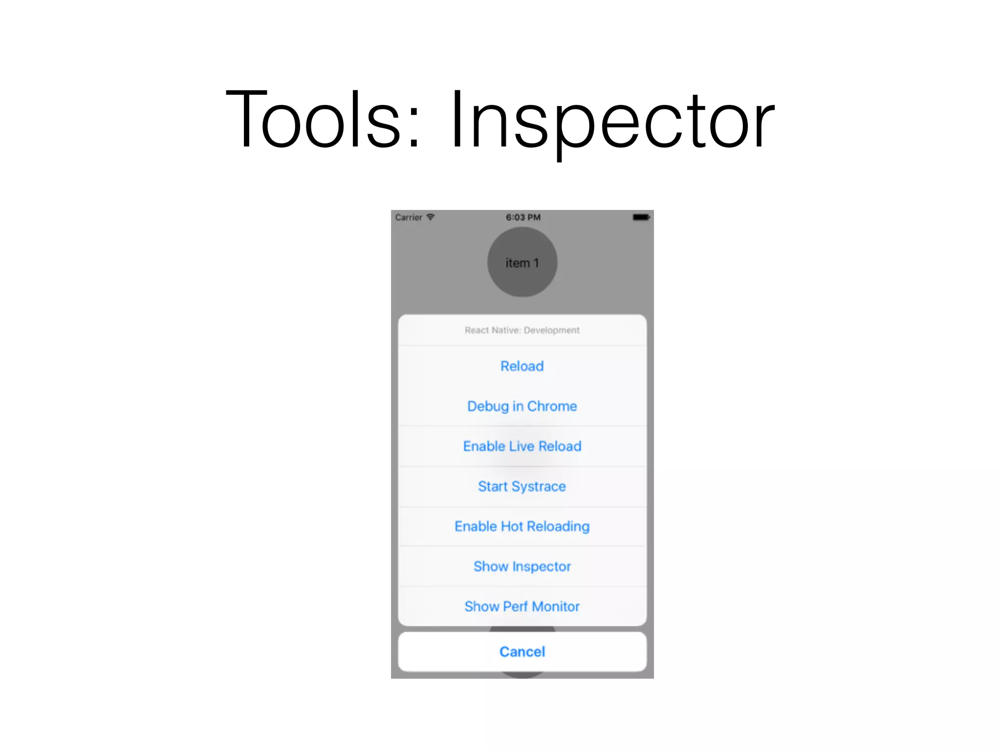 Tools: Inspector
 