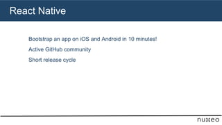 Building our App with React Native | PDF
