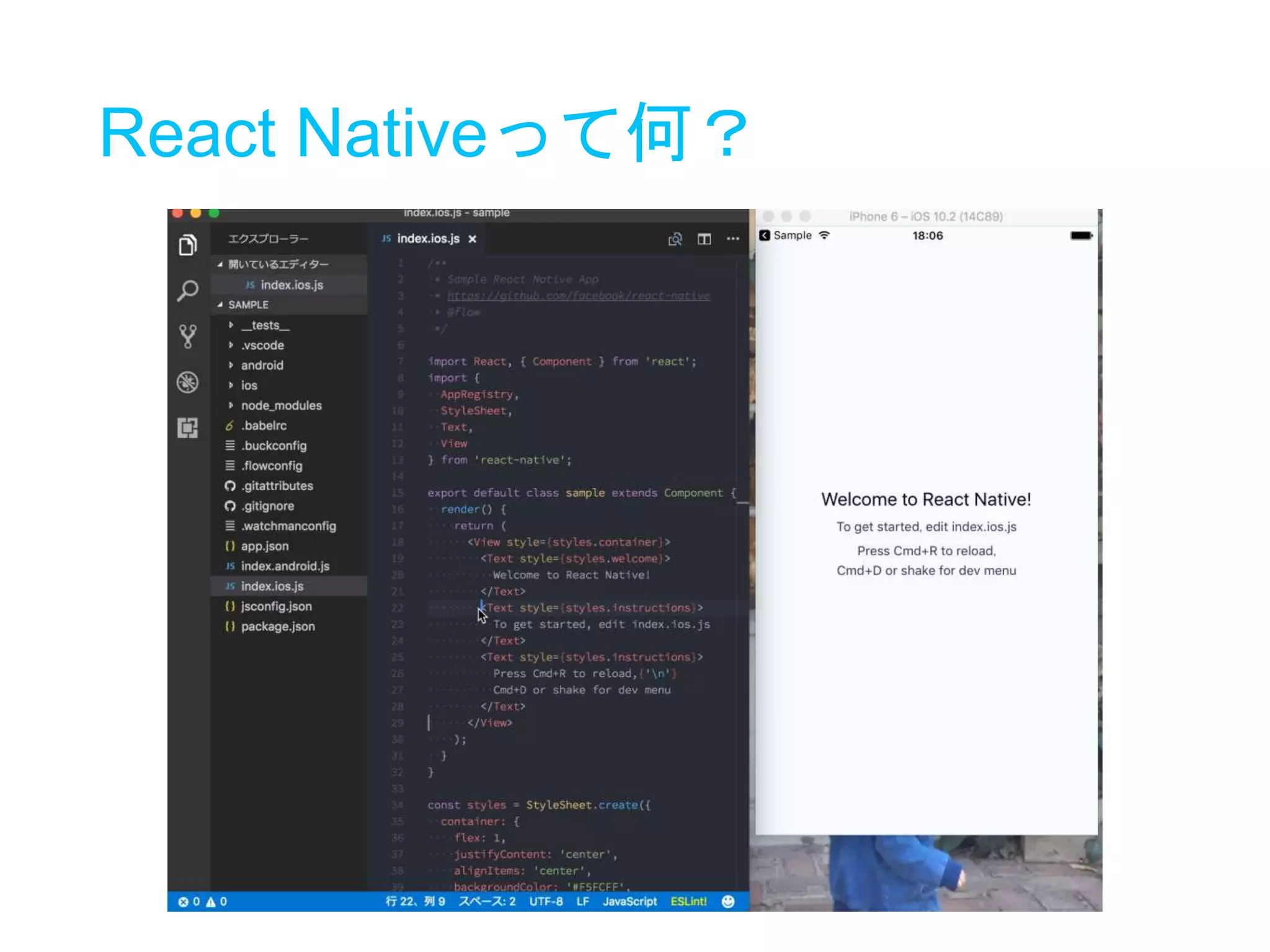 React Nativeって何？
 