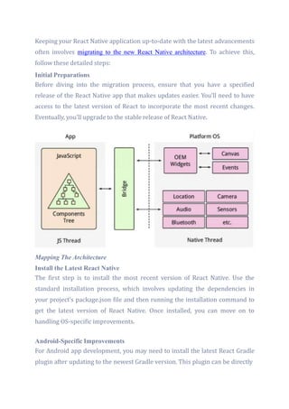React Native’s New Architecture Decoded: How to Migrate & Benefits? | PDF