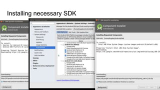 Installing necessary SDK
 