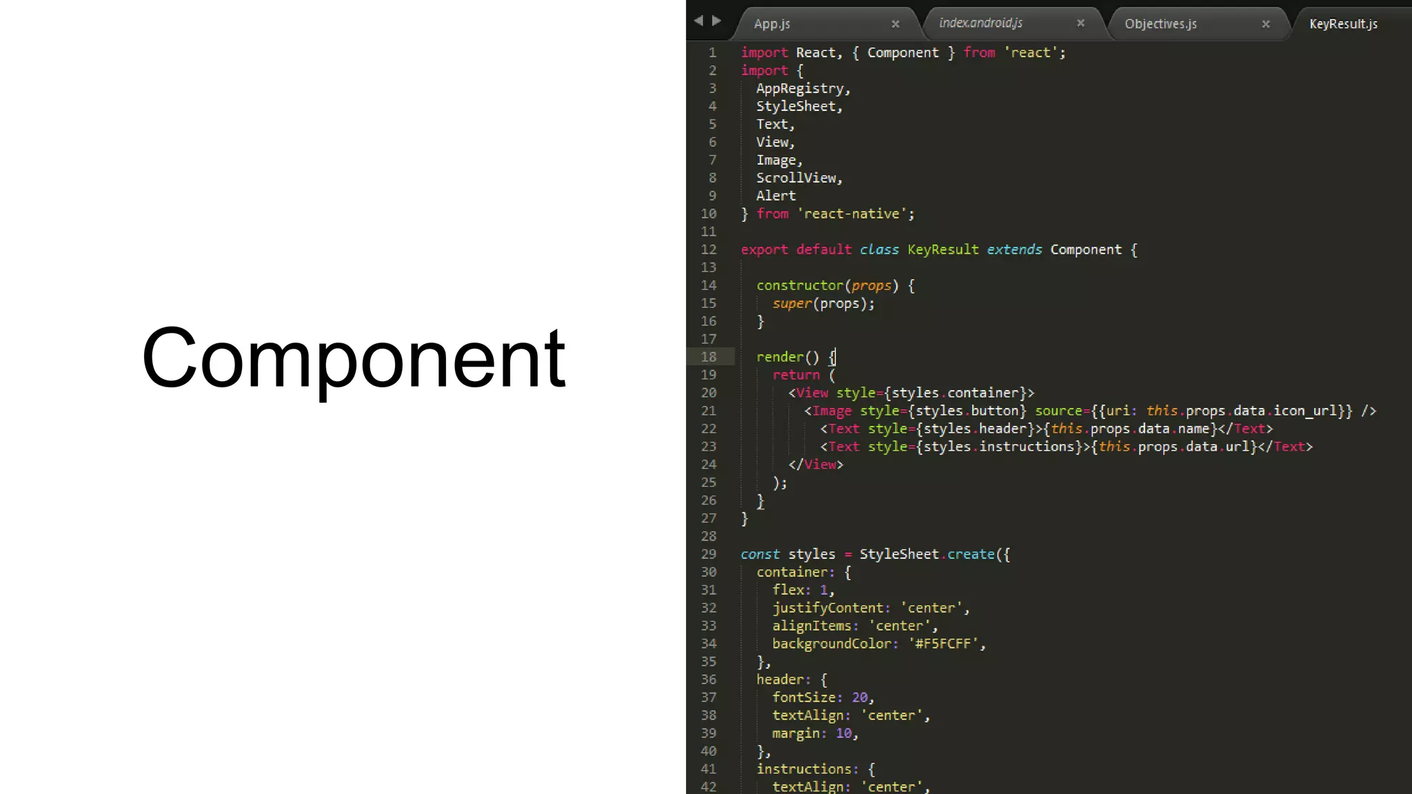 Component
 