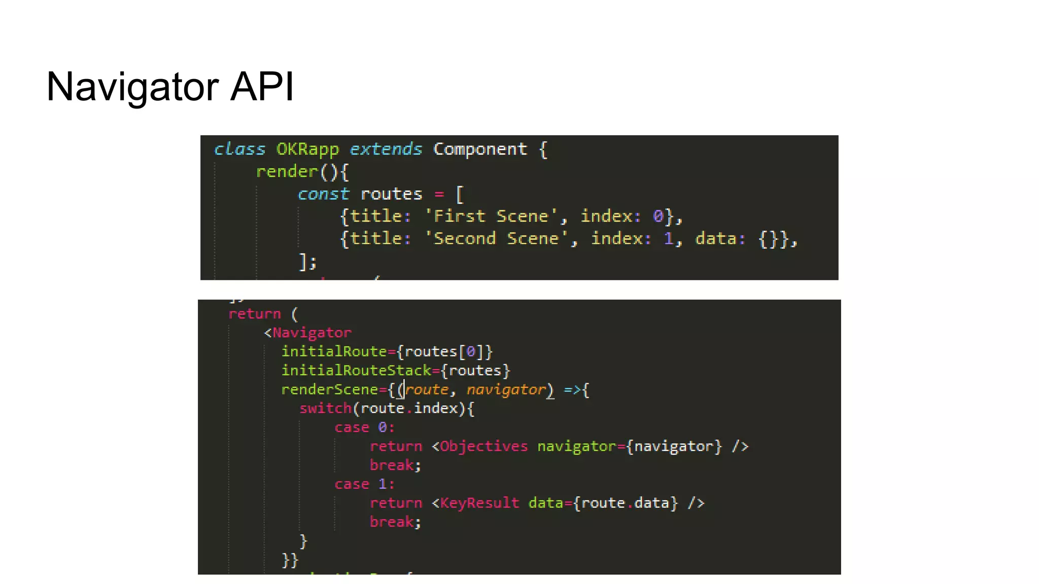 Navigator API
 