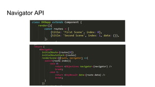 Navigator API
 