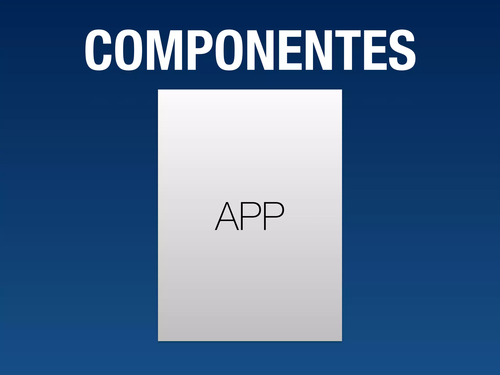 COMPONENTES APP 