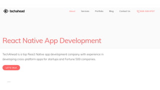 React native app development | PPT