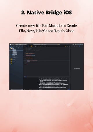 React native bridge for iOS and android | PDF