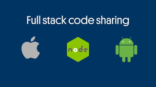 Full stack code sharing
 