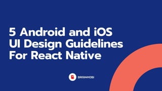 React native design guidelines