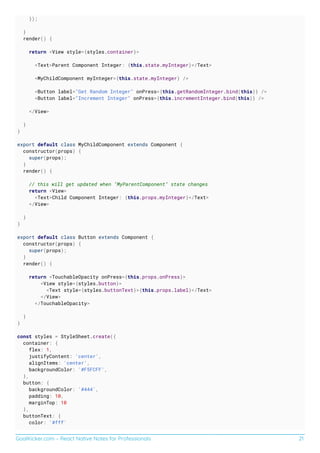 React native notes for professionals | PDF