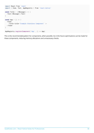 React native notes for professionals | PDF