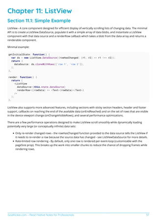 React native notes for professionals | PDF