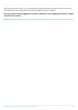 React native notes for professionals | PDF
