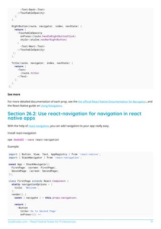 React native notes for professionals | PDF