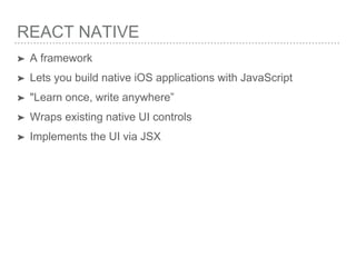 React Native Intro | PPT
