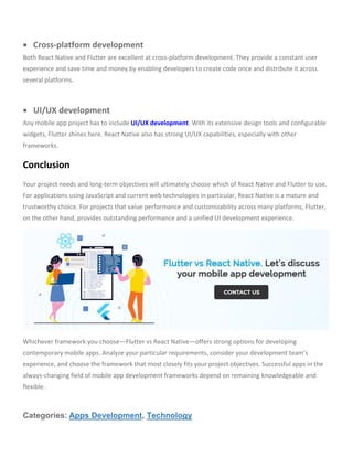 React Native Vs Flutter Sstech System Pdf React Native Vs Flutter Sstech System Pdf