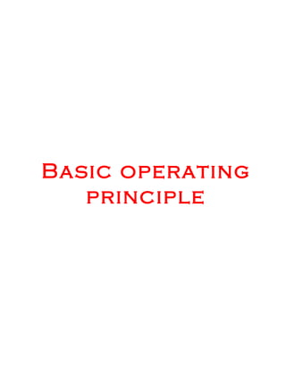 Basic operating
principle
 
